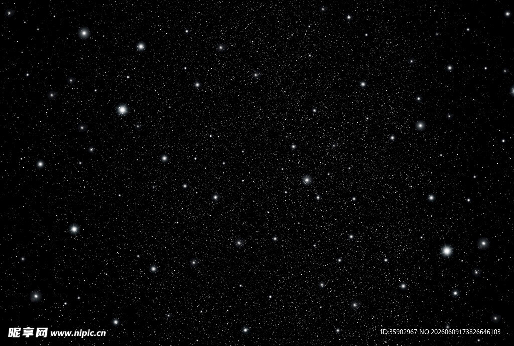 璀璨星空夜景图