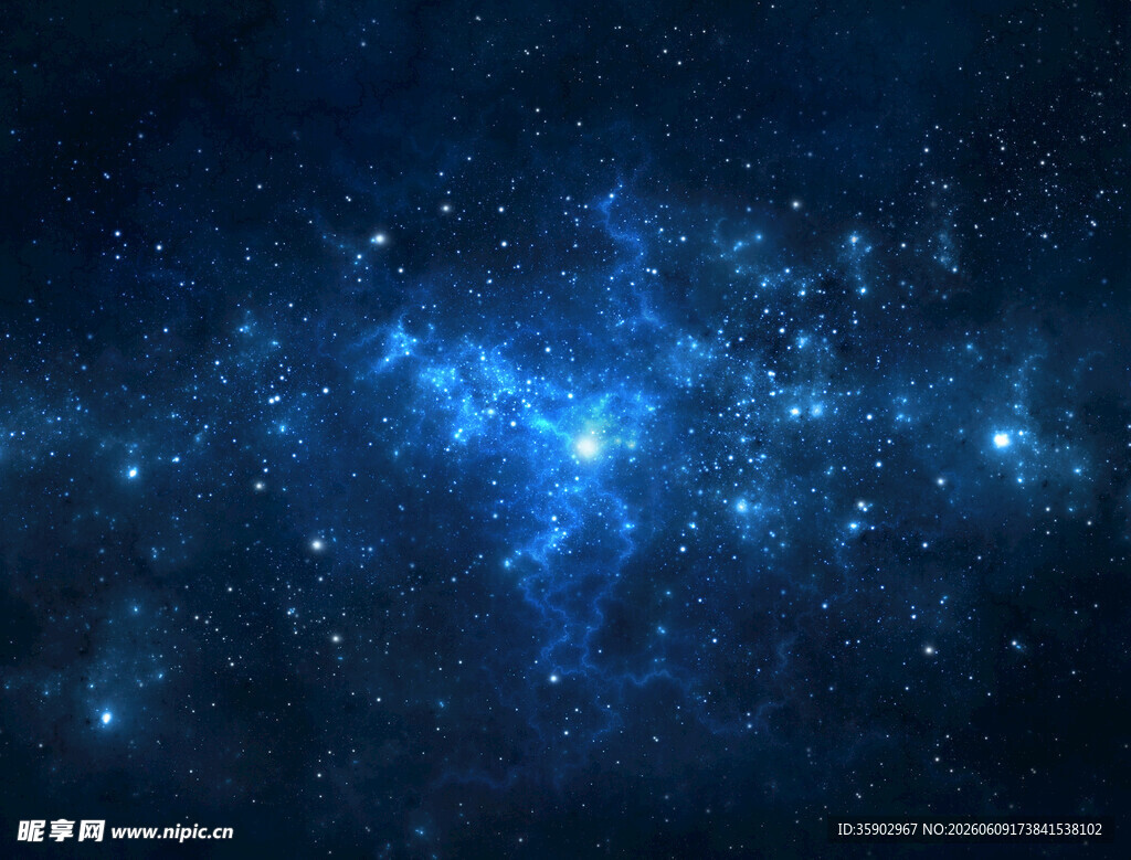 梦幻深邃的宇宙星空景象