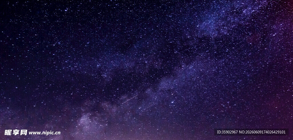 梦幻星空夜景
