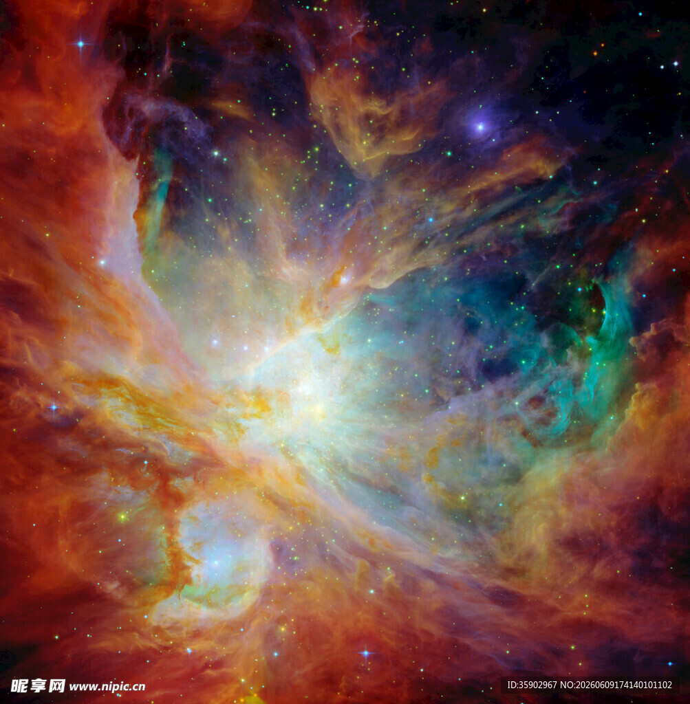 绚丽星云宇宙奇观