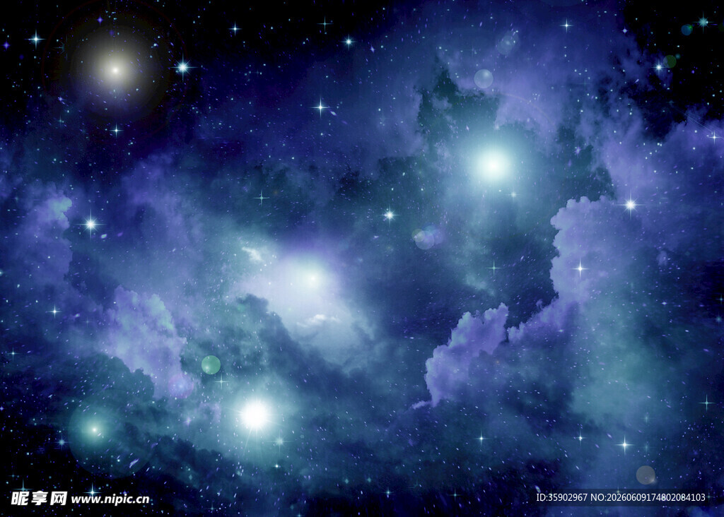 梦幻星空宇宙美景