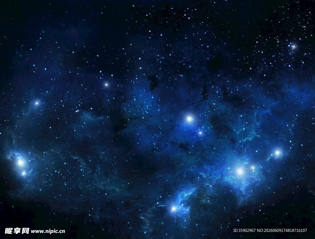 梦幻璀璨的深邃星空