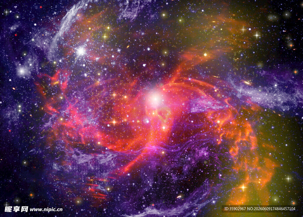 绚丽宇宙星云奇观