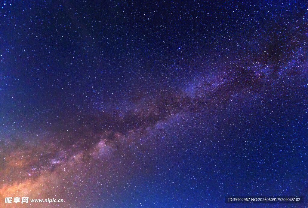 璀璨星河夜空美景