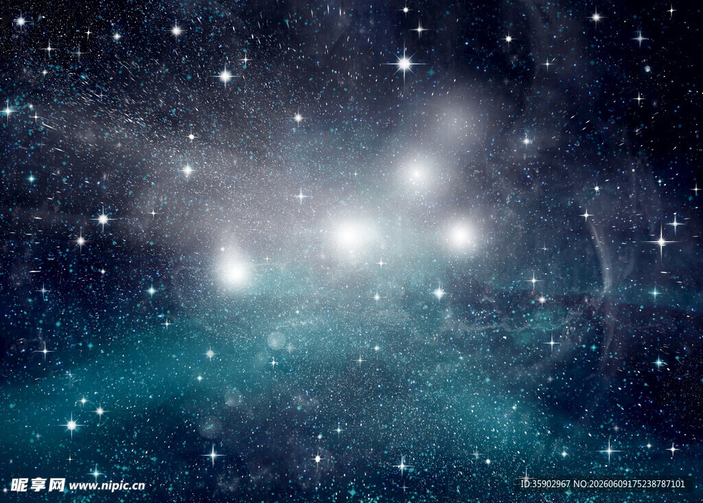 梦幻深邃的宇宙星空