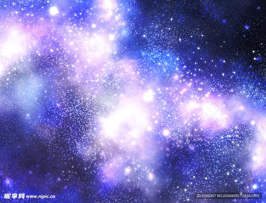 梦幻璀璨的宇宙星空