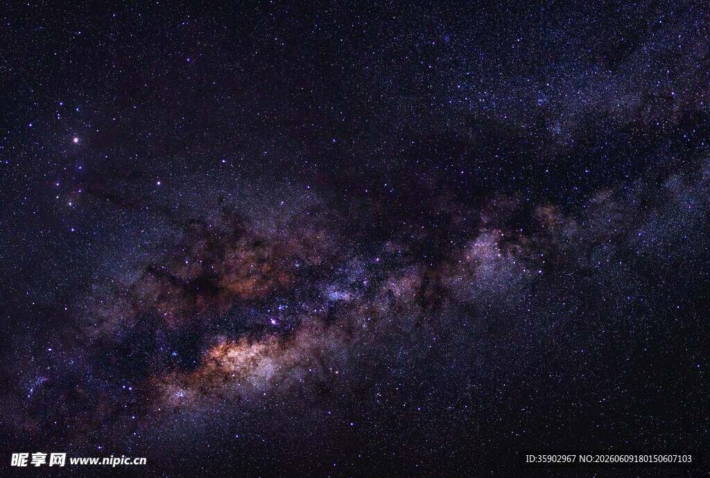 璀璨星空下的壮丽银河