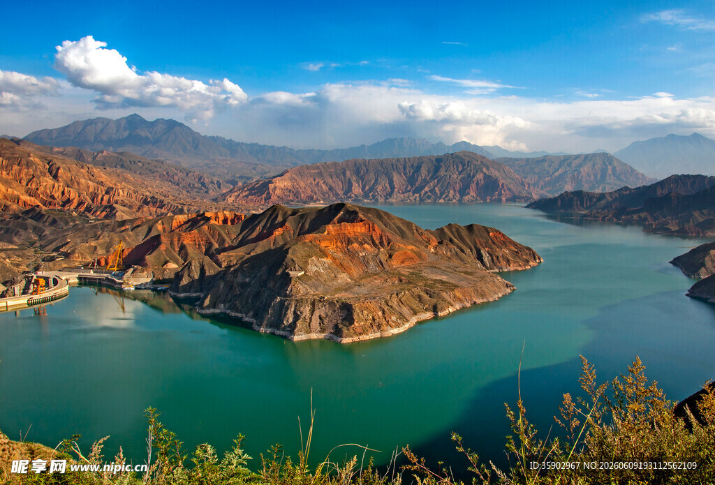 壮美山水湖景风光