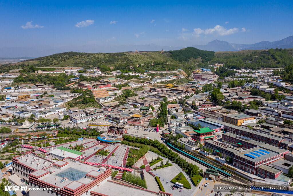 城市景观俯瞰图