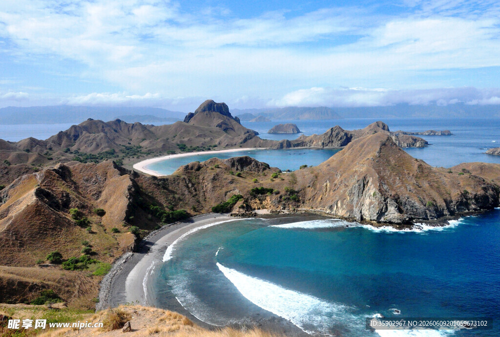 壮丽海岛海岸美景