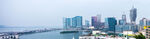 海滨城市天际线景观