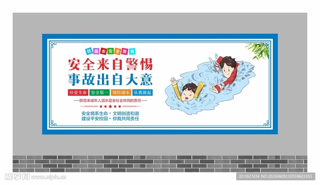 防溺水展板 