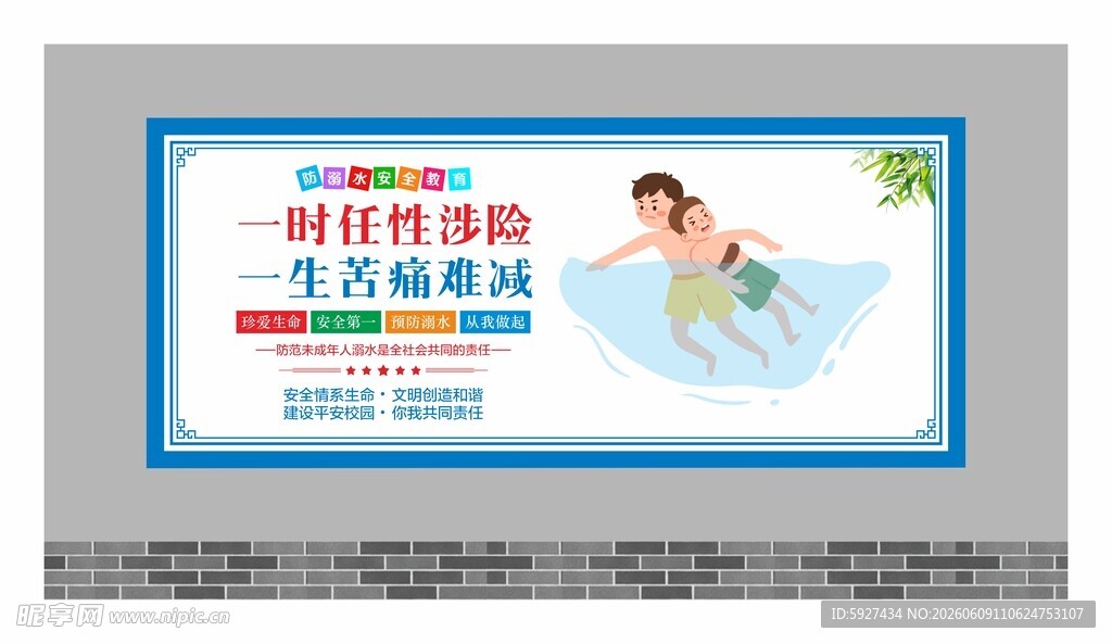 防溺水展板 