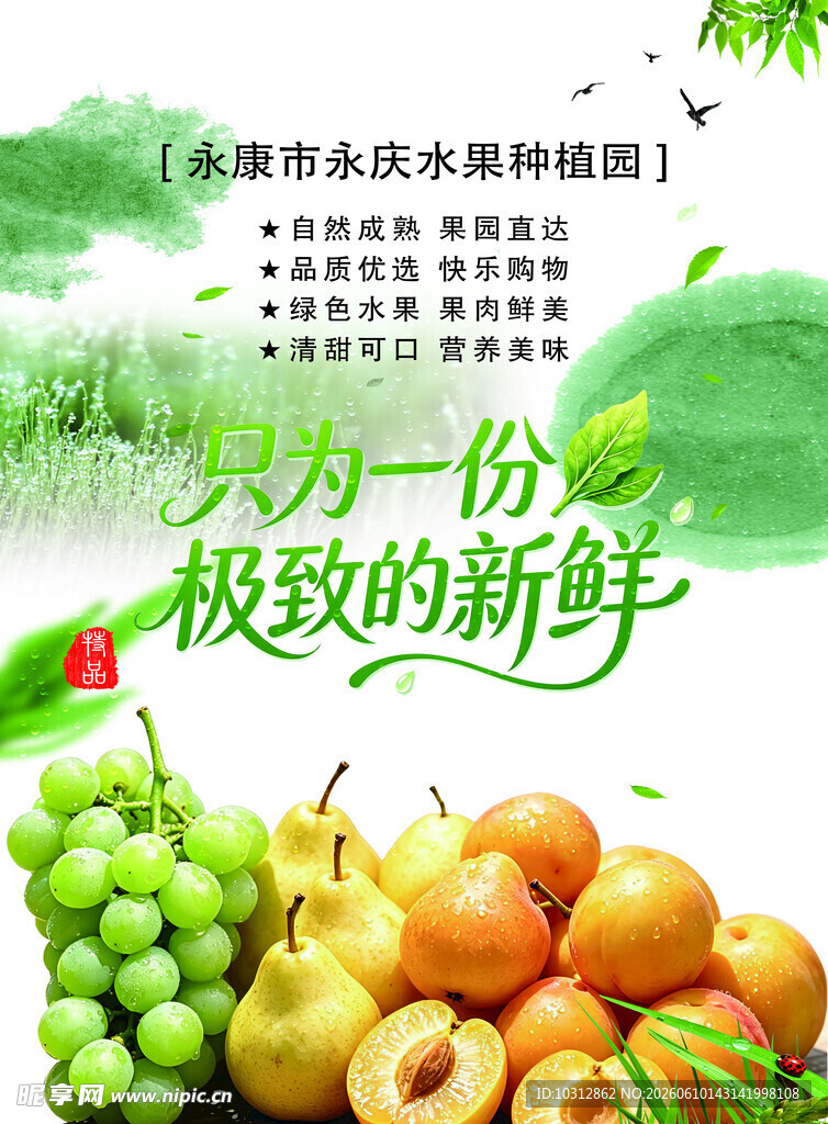 新鲜水果极致的一份享受