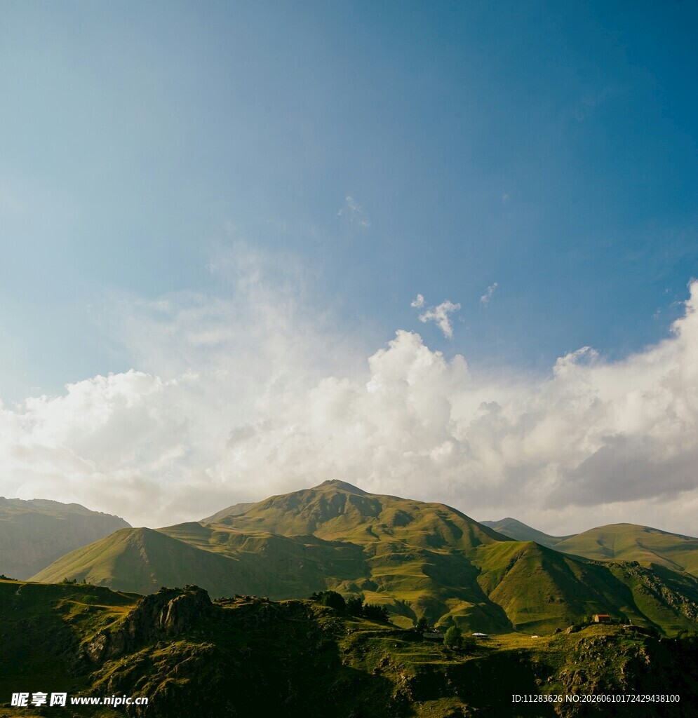 蓝天青山