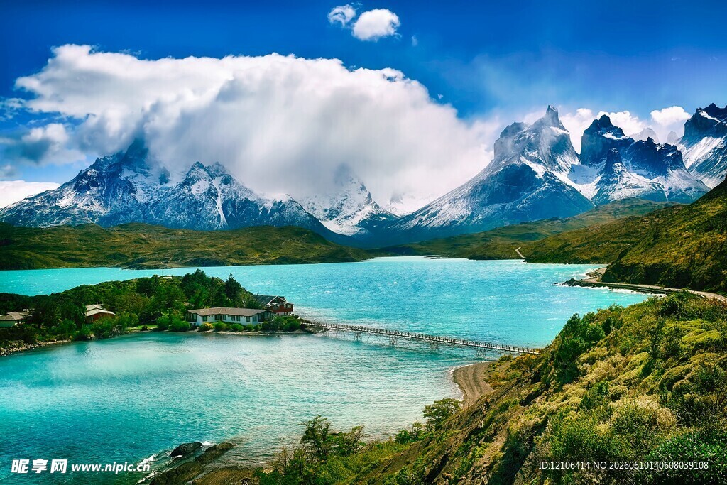 壮丽湖山美景