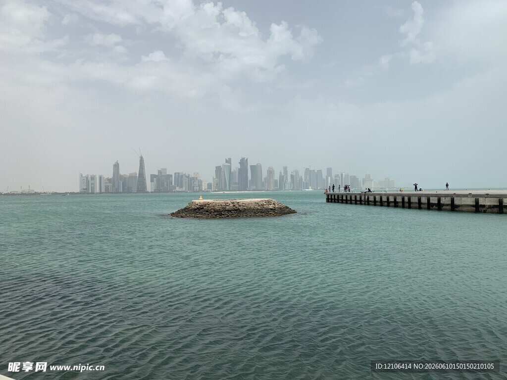 海滨城市海景风光