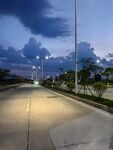 黄昏下的静谧道路