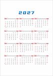 2027年羊年日历