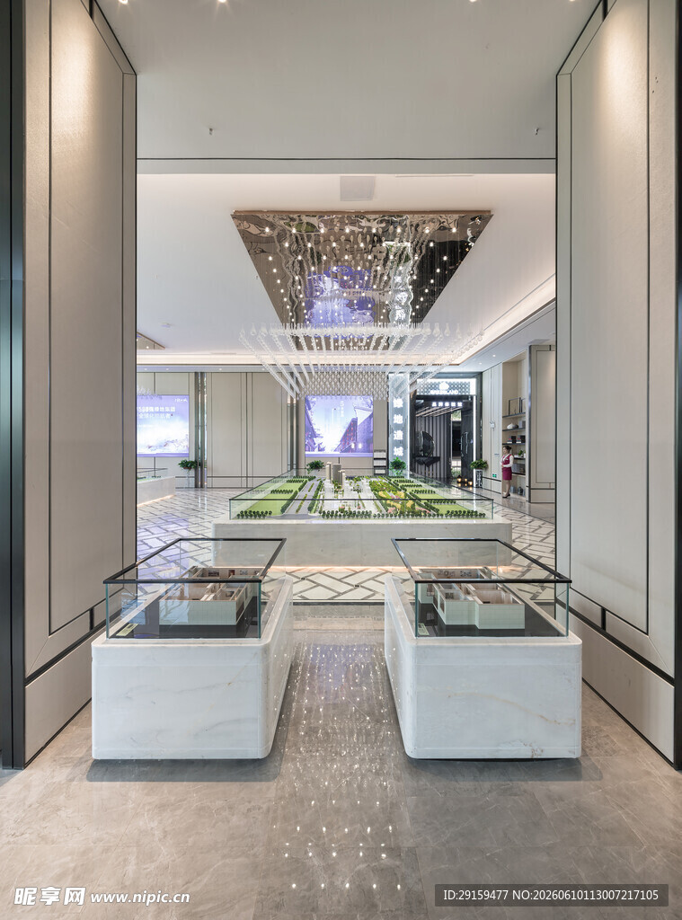 现代奢华珠宝展示空间