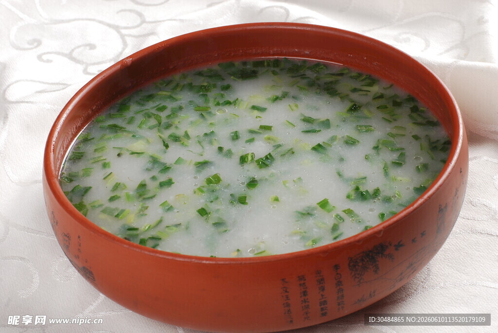 一碗清香蔬菜粥