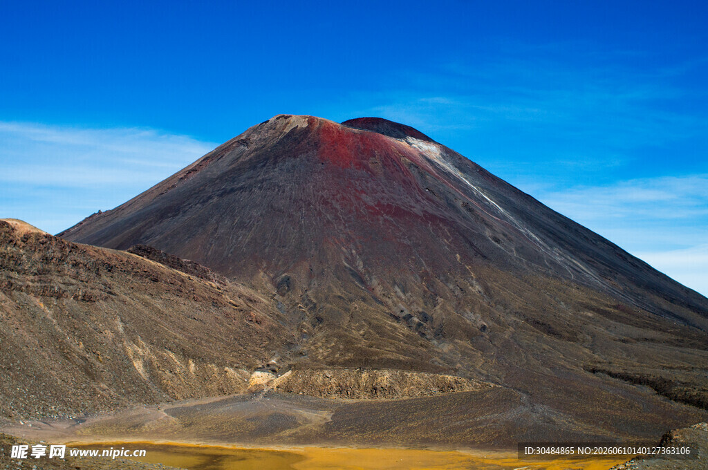 壮丽火山景观