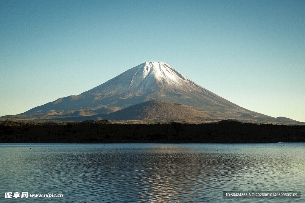 富士山湖畔美景