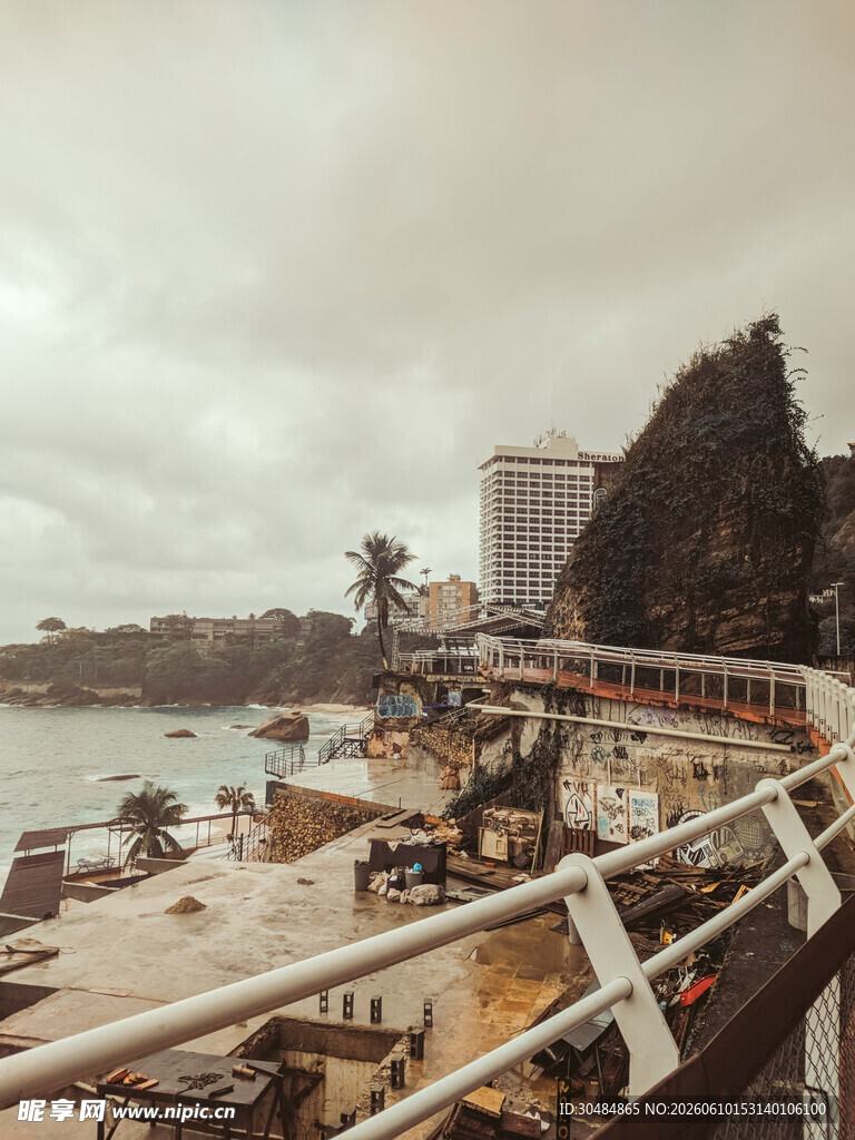 海滨栈道风景