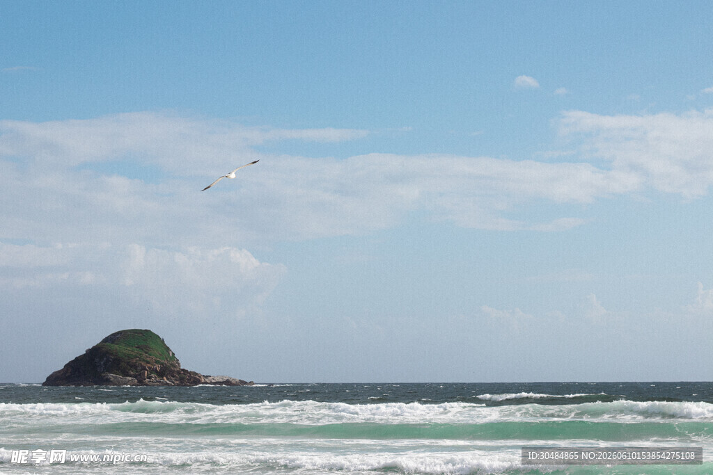 海边孤岩