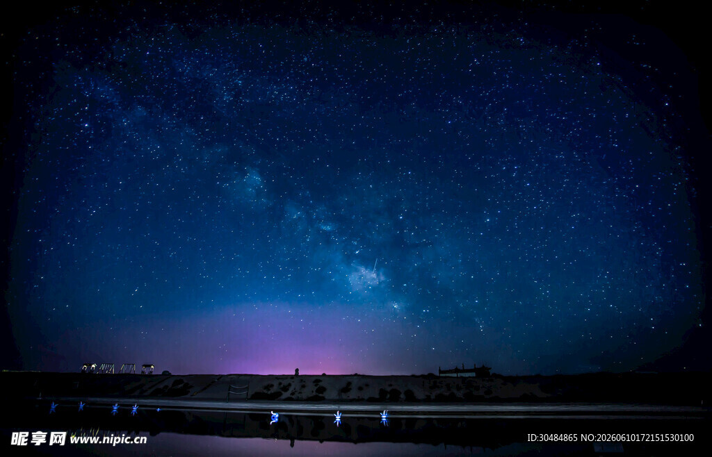 夜空下的璀璨星河