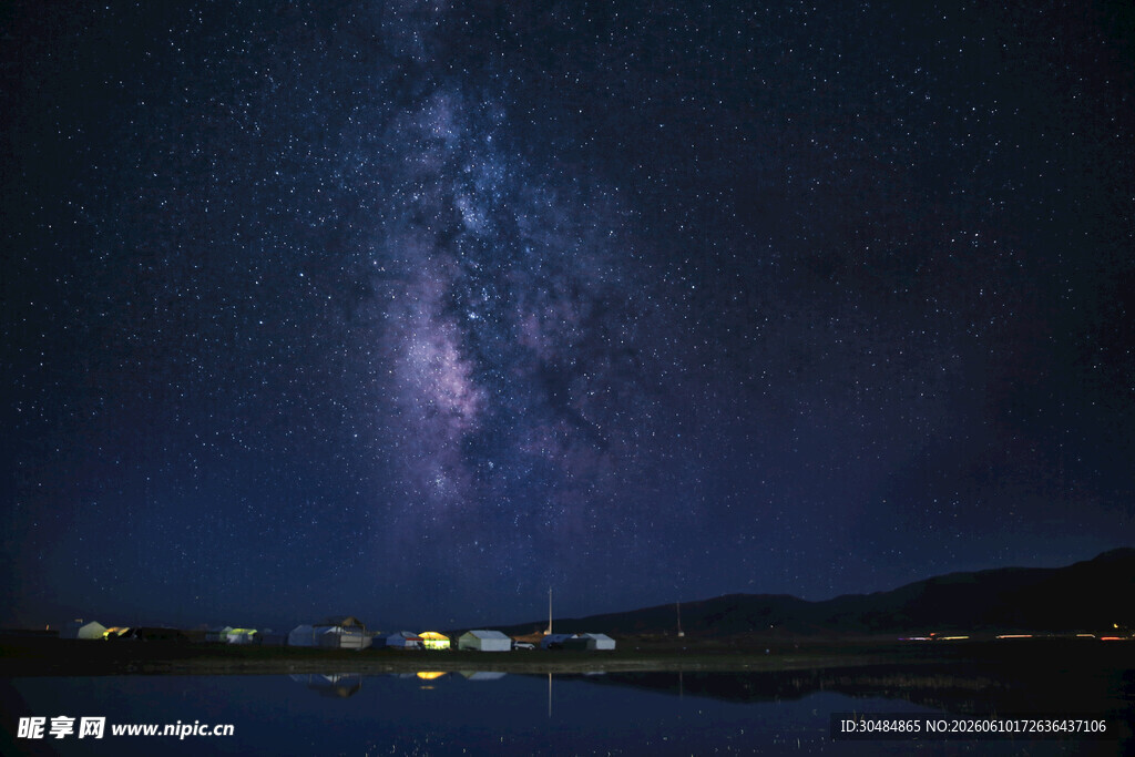 夜空下的璀璨星河