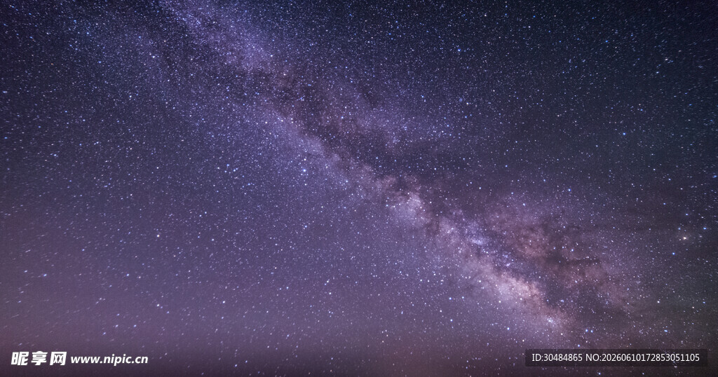 璀璨星空下的壮丽星河