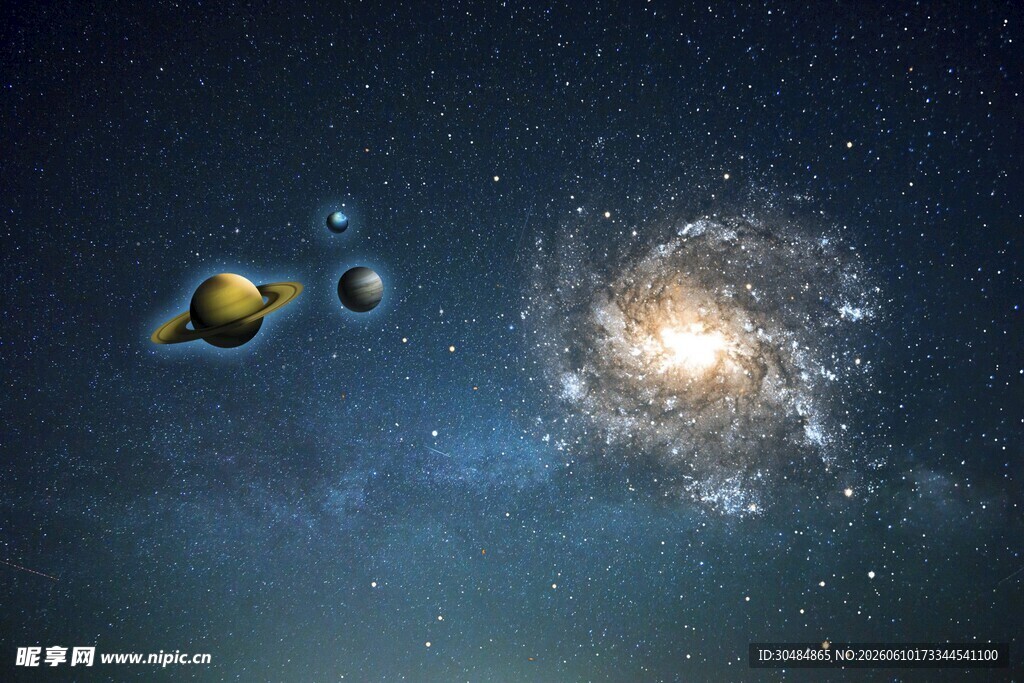 梦幻宇宙中的星球与星系