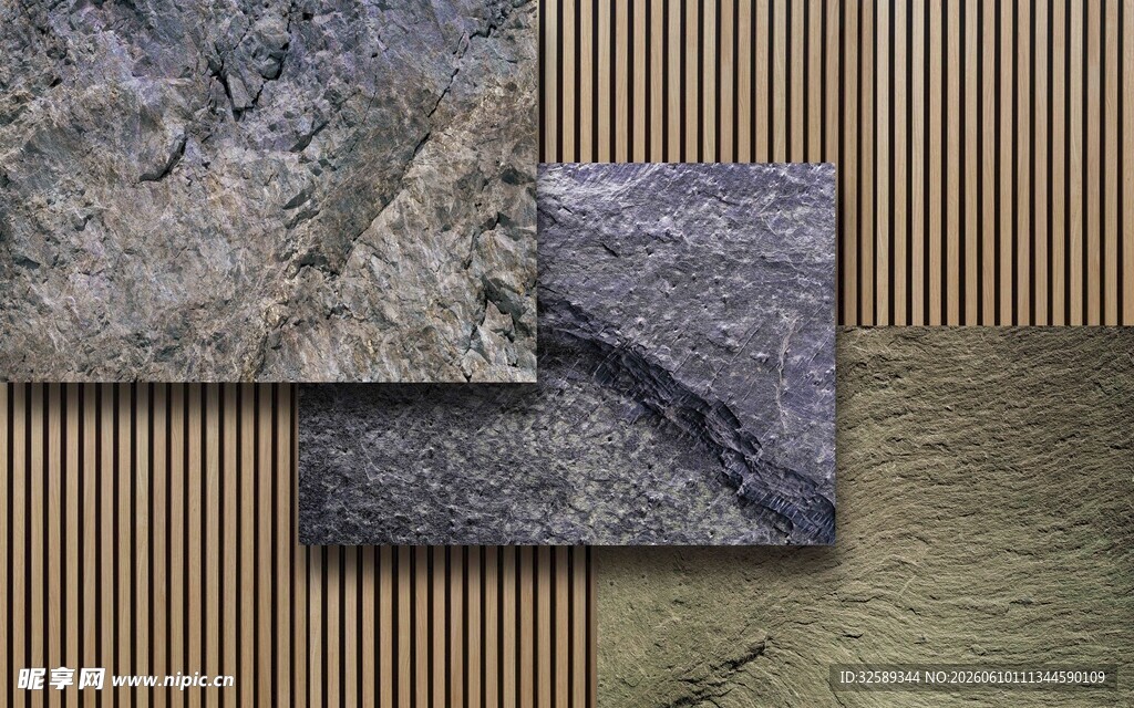 多样纹理石材展示