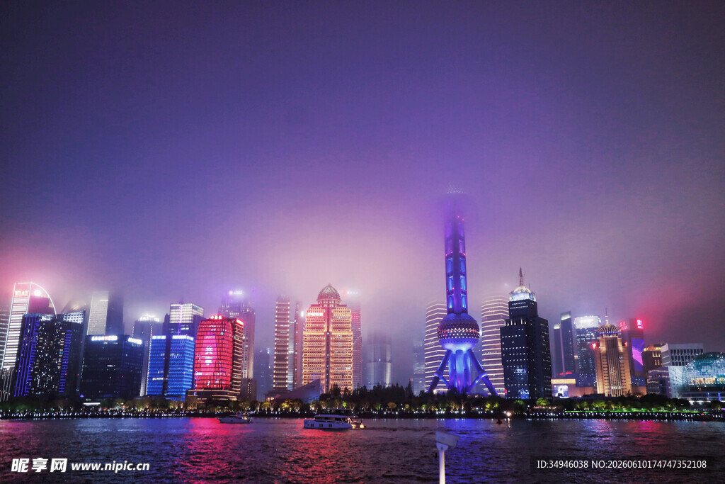 城市璀璨夜景