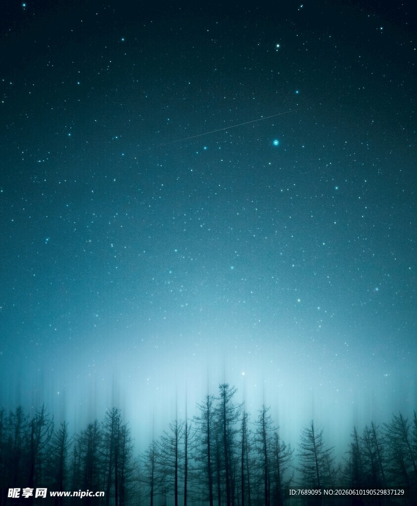 夜空森林