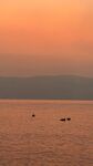 夕阳海面