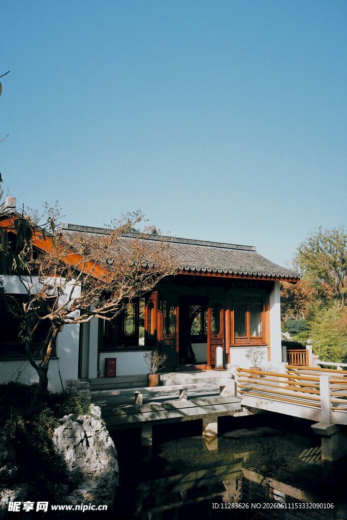 中式庭院景致