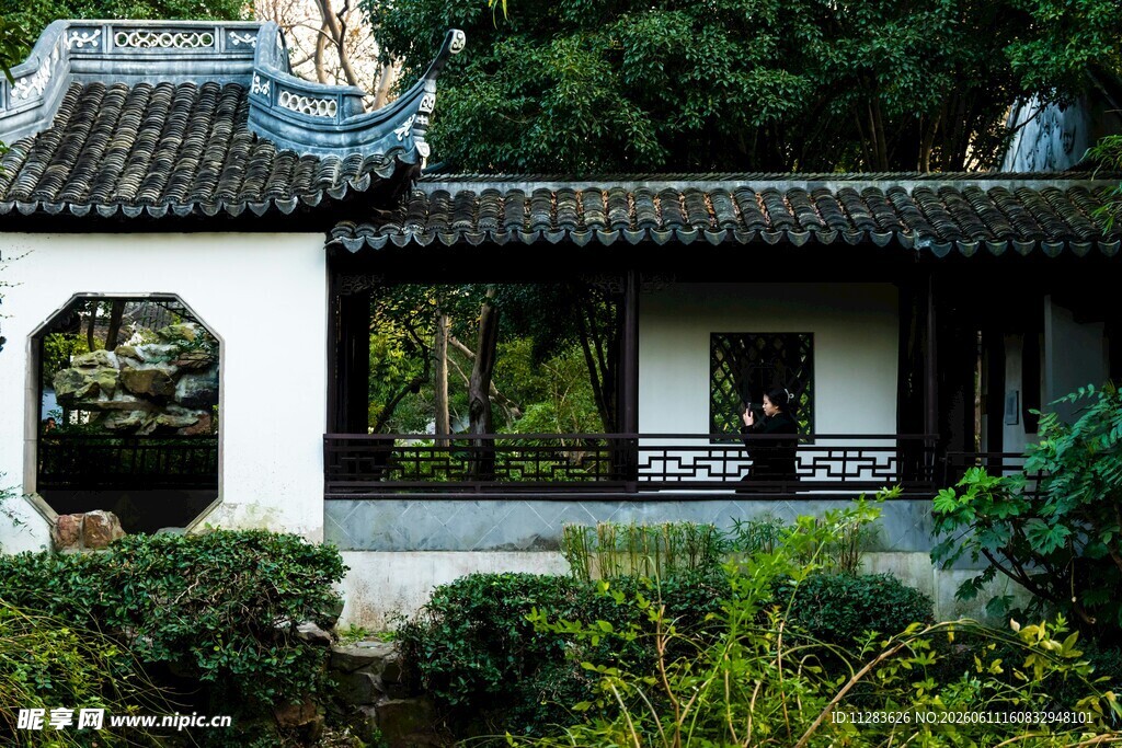 中式古典庭院建筑景观