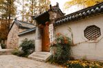 中式古宅庭院景致