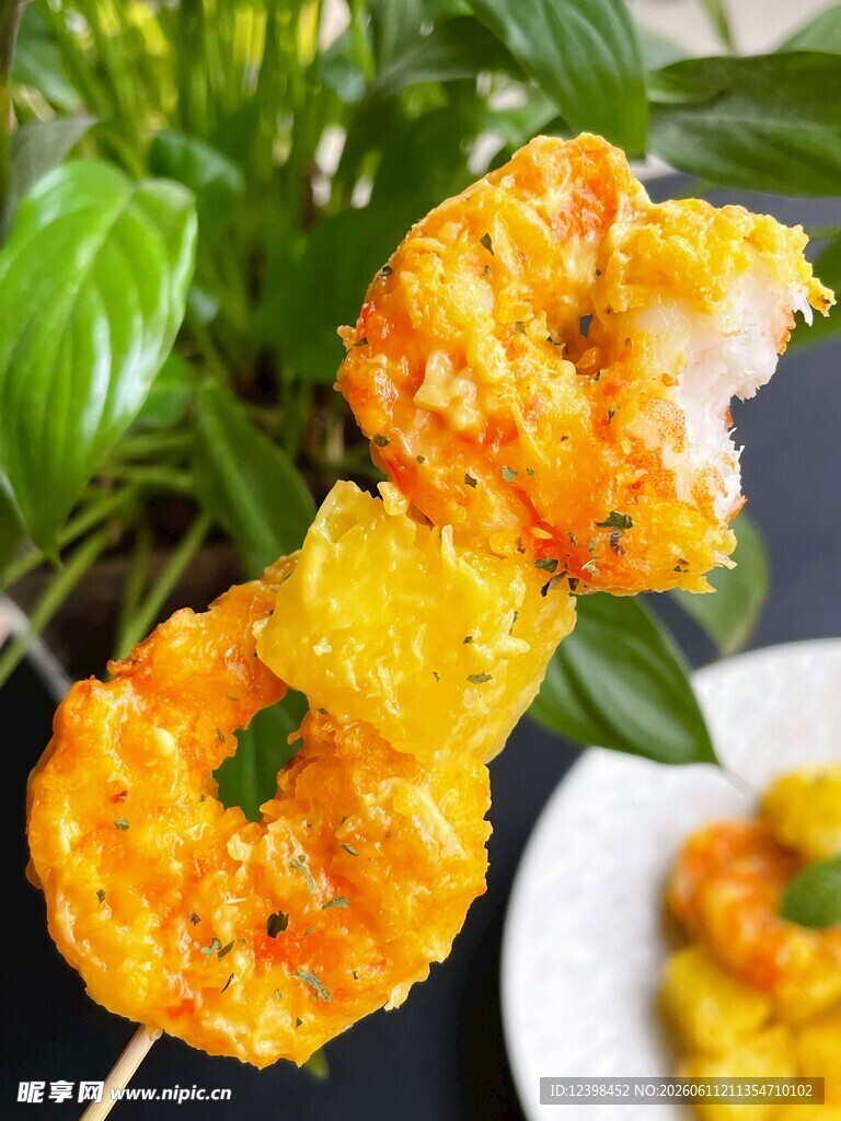 美味烤虾串