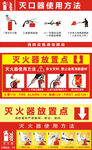 灭火器使用方法及放置点