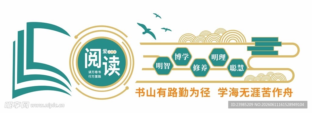 阅读文化墙