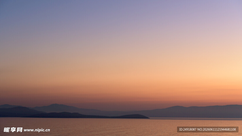 海边黄昏美景