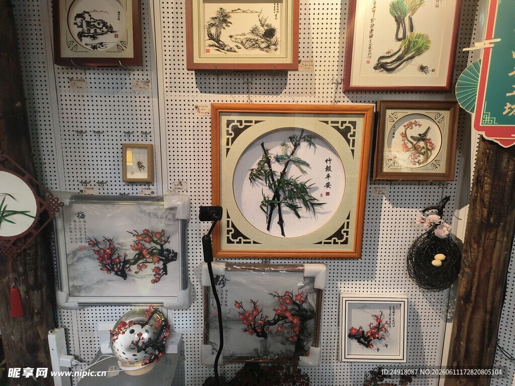 芜湖铁画艺术精美多样传统挂画
