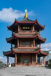 中式多层古建筑塔楼