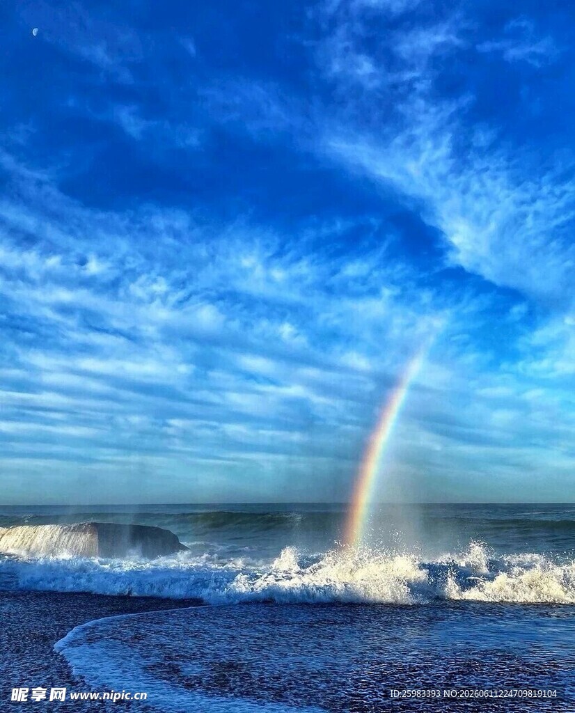 海边彩虹
