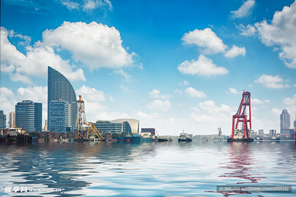 海滨城市风光