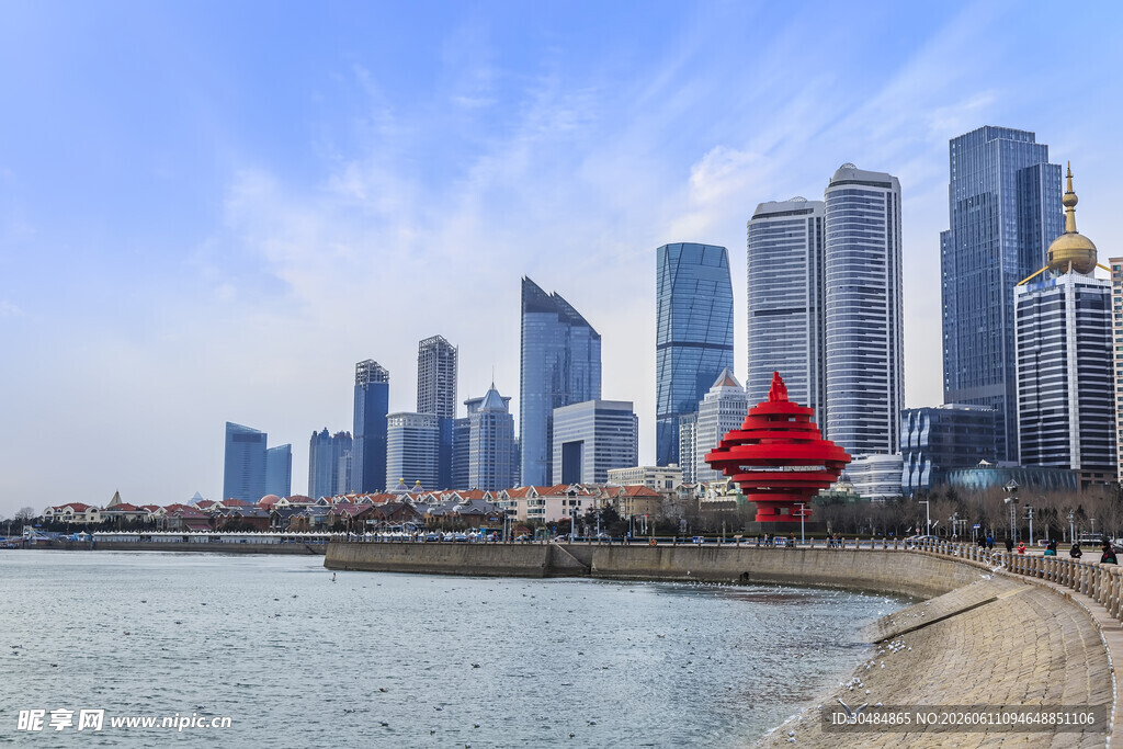 青岛海滨城市风光美景