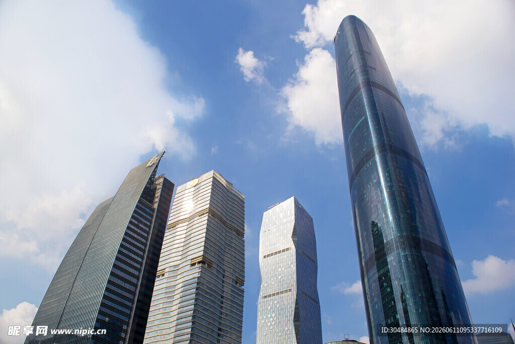 都市摩天大楼景观